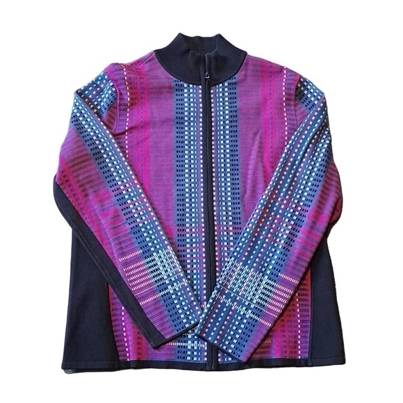 Carlisle Collection Lightweight Purple Pink Zip Jacket Plus XL - Picture 1 of 4